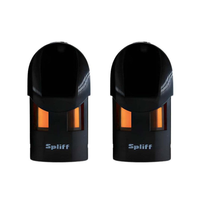 Pods CBD Blueberry Spliff 90 % : boîte de 2 cartouches de recharge 1 ml
