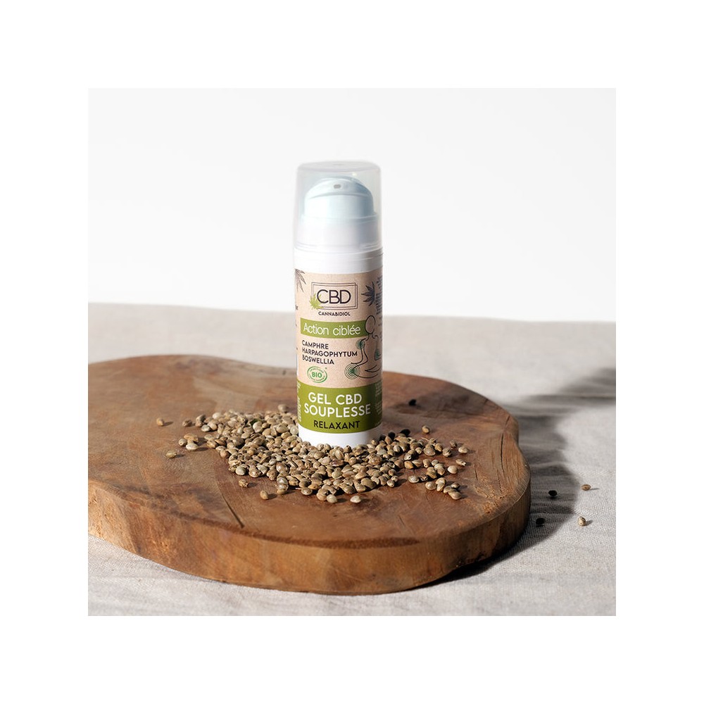 Gel souplesse CBD Relaxant Bio - 30ml