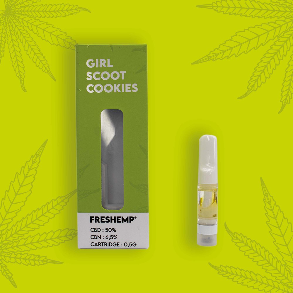 FRESHEMP Cartouche 50% CBD – 6,5% CBN – 0,5ml