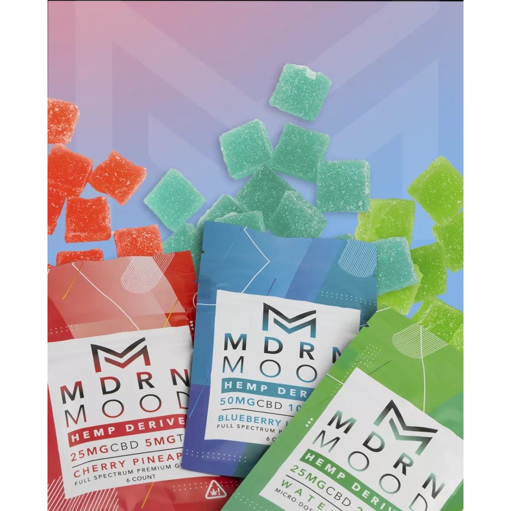 6 Gummies CBD & THC PINEAPPLE CHERRY