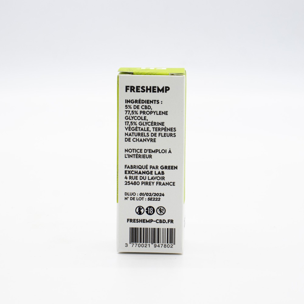 FRESHEMP E-liquide CBD infusé CBD